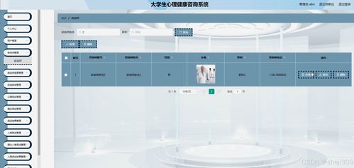 基于Java与Vue的大学生心理健康咨询系统的设计与实现
